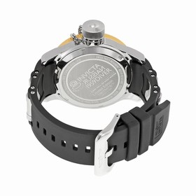 Invicta Russian Diver Gold Dial Black Polyurethane Men's Watch