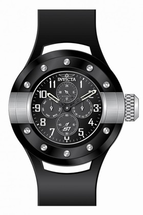 Invicta S1 Rally Multi-Function Black Dial Black Rubber Men's Watch 17384