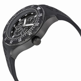 Invicta Signature II Black Dial Black Stainless Steel Black Rubber Men's Watch 7404