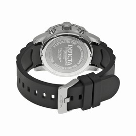 Invicta Signature II Chronograph Black Dial Black Rubber Men's Watch 7394