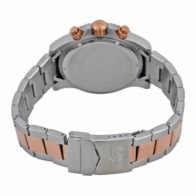 Invicta Signature II Chronograph Rose Gold-tone Dial Two-Tone Stainless Steel Men's Watch 7409