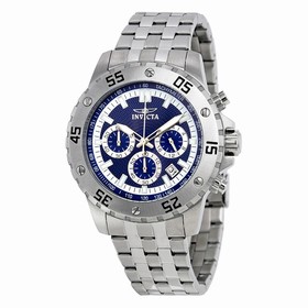 Invicta Specialty Chronograph Blue Dial Stainless Steel Men's Watch 17452