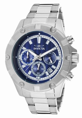 Invicta Specialty Chronograph Blue Dial Stainless Steel Men's Watch 15603
