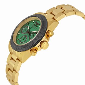 Invicta Speedway Chronograph Green Dial Gold-tone Men's Watch 17315