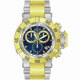 Invicta Subaqua Chronograph Blue and White Dial Two-tone Men's Watch 15946