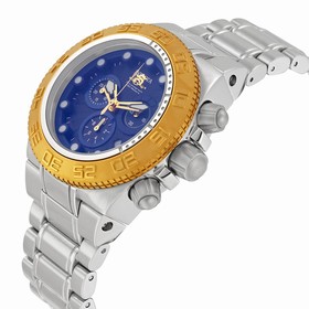 Invicta Subaqua Chronograph Blue Dial Stainless Steel Men's Watch 10853