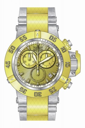 Invicta Subaqua Chronograph Gold and Silver Dial Two-tone Men's Watch 15949
