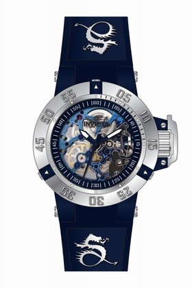 Invicta Subaqua Mechanical Navy Skeleton Navy Silicone Ladies Watch 17135