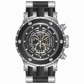 Invicta Subaqua Reserve Chronograph Black Dial Silver-plated Men's Watch 16831