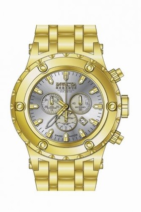 Invicta Subaqua Silver Dial Gold Ion-plated Men's Watch 14508