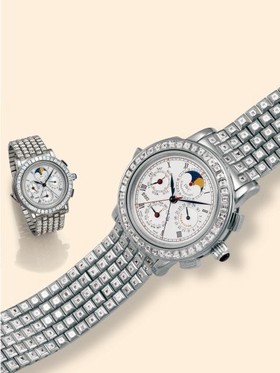 IWC Destriero Scafusia White Gold White / Diamonds / Bracelet (IW1868-23)