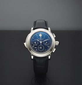 IWC Destriero Scafusia Platinum / Blue / English (IW1868-10)