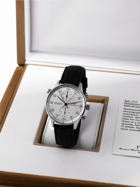 IWC Portuguese Chrono-Rattrapante Black Alligator (IW3712-02)
