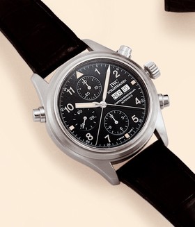 IWC Pilot's Watch Doppelchronograph French Alligator (IW3713-04)