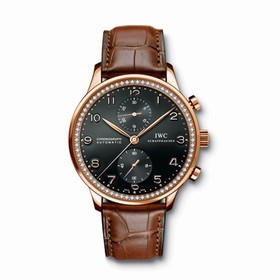 IWC Portuguese Chrono-Automatic Rose Gold / Diamond (IW3714-70)