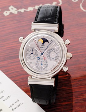 IWC Da Vinci Perpetual Rattrapante Platinum English (IW3751-03)