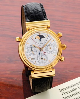 IWC Da Vinci Perpetual Rattrapante Yellow Gold English (IW3751-07)