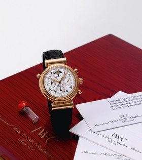 IWC Da Vinci Perpetual Rattrapante Red Gold Italian (IW3754-02)