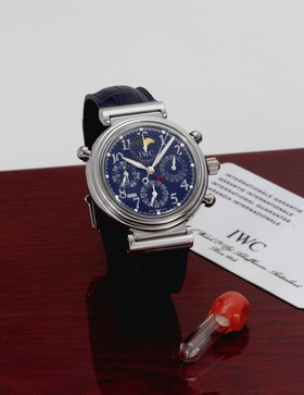 IWC Da Vinci Perpetual Rattrapante Platinum Italian Blue (IW3754-06)