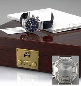 IWC Da Vinci Perpetual Rattrapante Platinum English Blue (IW3754-07)