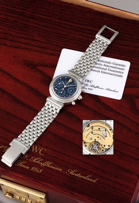 IWC Da Vinci Perpetual Tourbillon Platinum English Bracelet (IW3752)