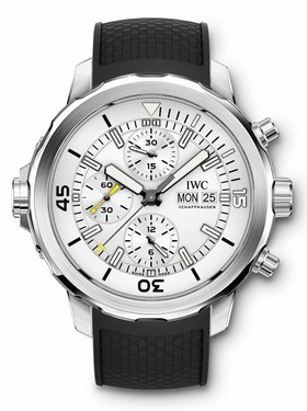 IWC Aquatimer Chronograph Silver / Rubber (IW3768-01)