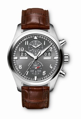 IWC Pilot's Watch Spitfire Perpetual Calendar Digital Date-Month Stainless Steel (IW3791-07)