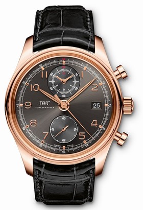 IWC Portuguese Chronograph Classic Red Gold / Ardoise (IW3904-05)