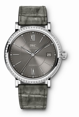 IWC Portofino Midsize Automatic Ardoise / Diamonds (IW458104)