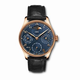 IWC Portuguese Perpetual Calendar 42.3 Rose Gold / Blue (IW5022-20)