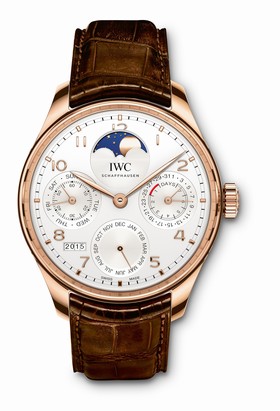 IWC Portugieser Perpetual Calendar Single Moon Red Gold / Silver (IW5033-02)