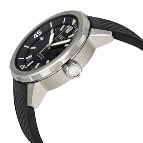 IWC Aquatimer Black Dial Black Rubber Men's Watch IW329001
