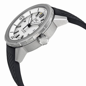 IWC Aquatimer Silver Dial Black Rubber Men's Watch IW329003