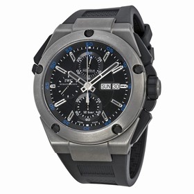 IWC Ingenieur Black Dial Rubber Men's Watch IW376501