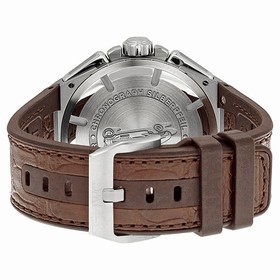 IWC Ingenieur Chronograph Silberpfeil Brown Dial Leather Strap Automatic Men's Watch IW378511