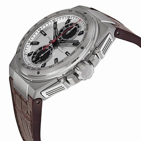 IWC Ingenieur Silver Dial Leather Strap Automatic Men's Chrono Watch IW378505
