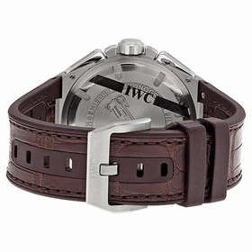 IWC Ingenieur Silver Dial Leather Strap Automatic Men's Chrono Watch IW378505