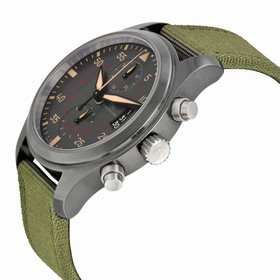 IWC Pilots Anthracite Dial Chronograph Ceramic and Titanium Men's Watch IW388002