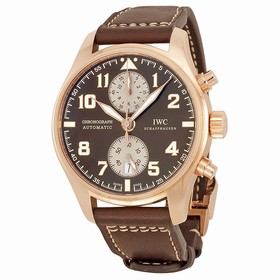 IWC Pilots Chronograph Edition Antoine de Saint Exupery Rose Gold Men's Watch IW387805