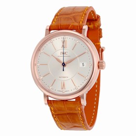 IWC Portofino Silver Diamond Dial Automatic Unisex Watch 4581-05