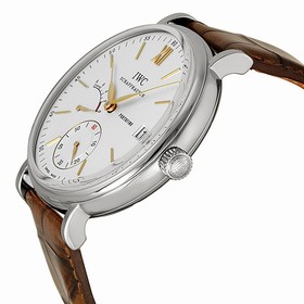 IWC Portofino Hand Wound Eight Days Silver Dial Men's Watch IW510103