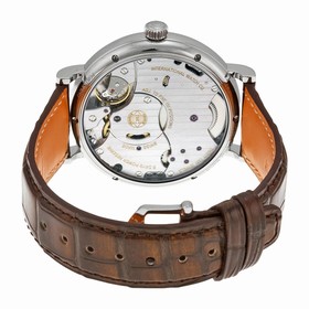 IWC Portofino Manual Wind Eight Days Black Dial Brown Leather Men's Watch 5101-02
