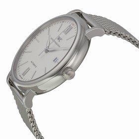 IWC Portofino Silver Dial Stainless Steel Mesh Men's Watch IW356507