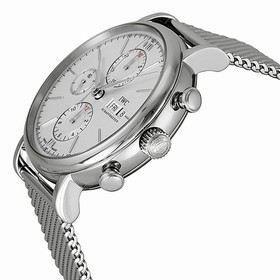 IWC Portofino Silver Plated Dial Stainless Steel Chronograph Men's Watch IW391009
