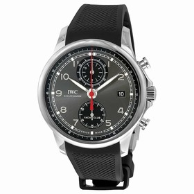 IWC Portugieser Yacht Club Automatic Anthracite Dial Black Rubber Men's Watch 3905-03