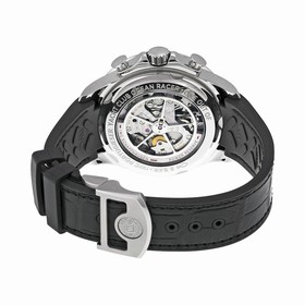 IWC Portugieser Yacht Club Silver-Plated DIal Black Alligator Leather Men's Watch 3902-16
