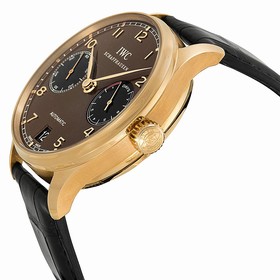 IWC Portuguese 7 Day Power Reserve Automatic Rose Gold Men's Watch IW500124
