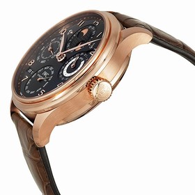 IWC Portuguese Perpetual Calendar Black Dial Men's Watch 5032-02