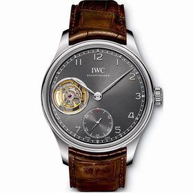 IWC Portuguese Tourbillon Hand Wound White Gold Men's Watch IW546301
