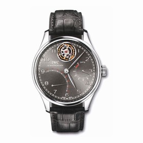 IWC Portuguese Tourbillon Mystere Retrograde Platinum Men's Watch IW504401